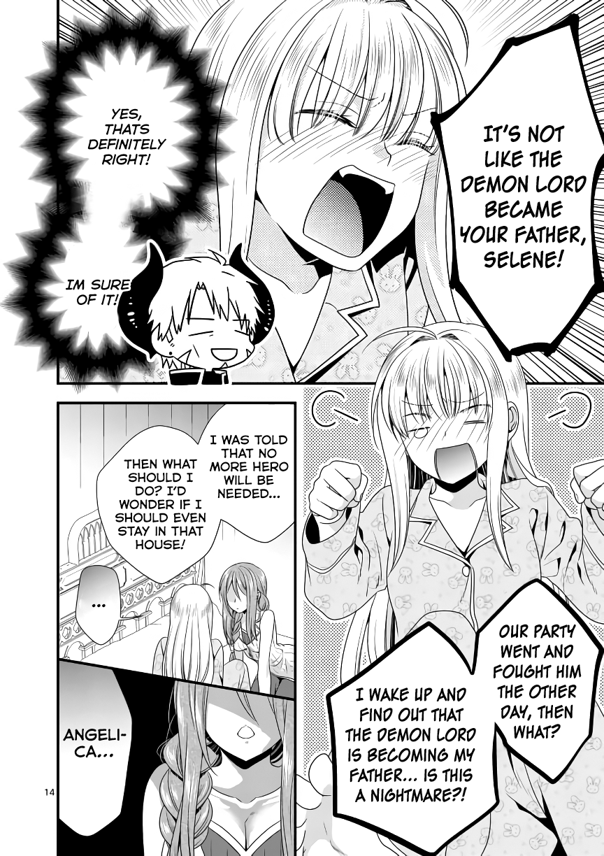 Maou Desu. Onna Yuusha no Hahaoya to Saikon Shita no de, Onna Yuusha ga Giri no Musume ni Narimashita. Chapter 5 15